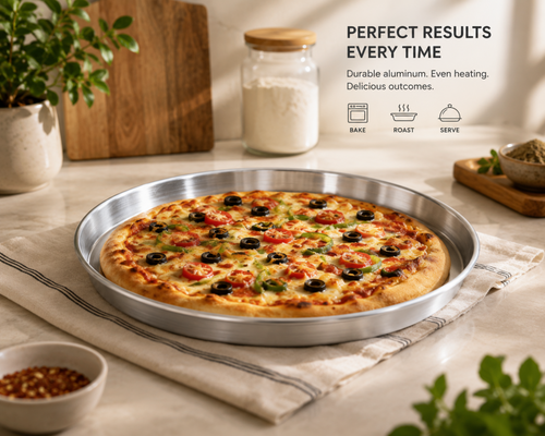 Aluminum Round Low baking Tray