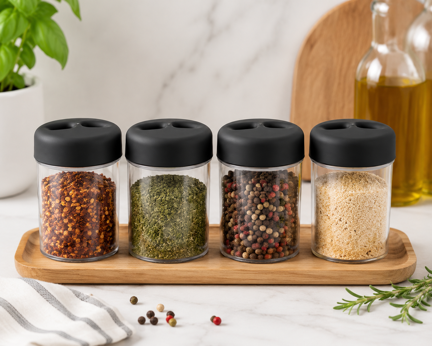 Plastic Spice & Seasoning Storage Container