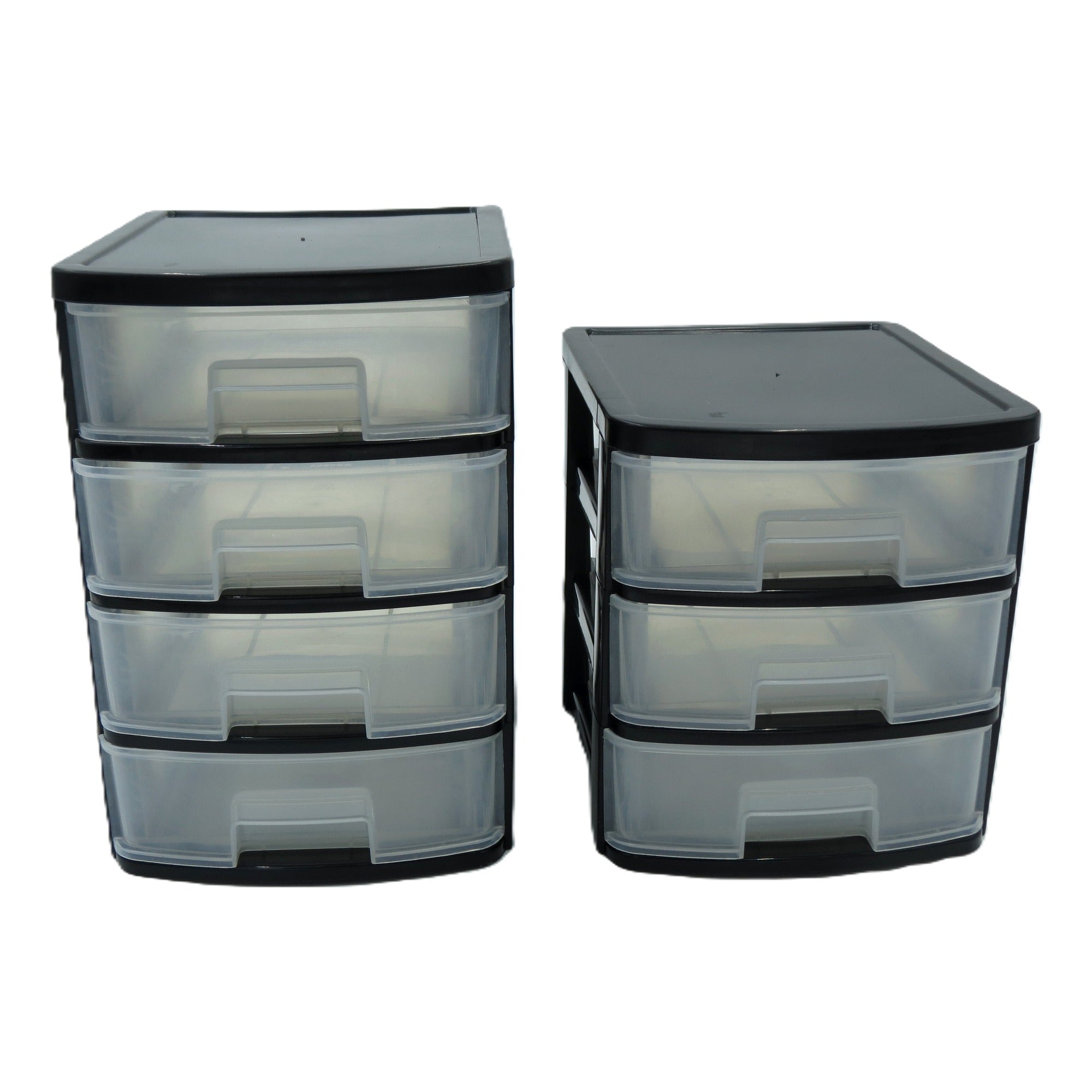 Plastic Storage Drawer Organizer – 3 & 4 Tier